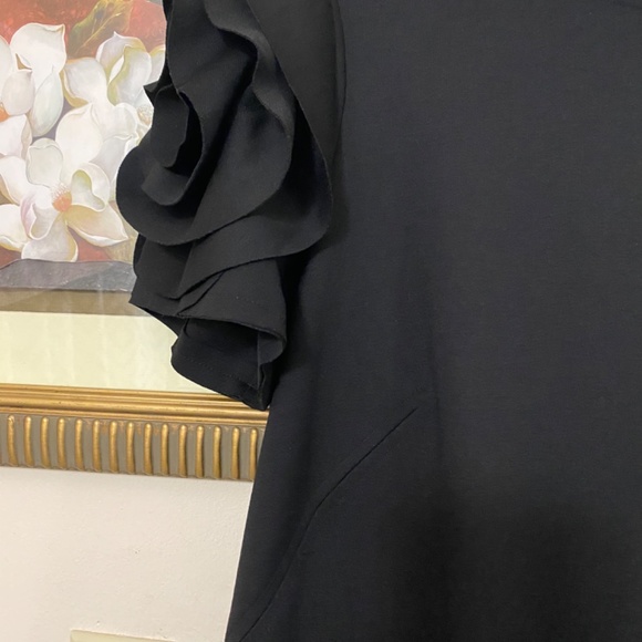 NWT lPIETRO BRUNELLI CAPRI DESIGNER BLACK MATERNITY DRESS - SIZE L - Picture 8 of 13